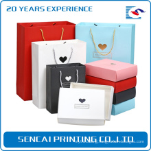 New Luxury Christmas new year present colorful kraft box/ paper bag/shopping bag/gift bag manufacturer